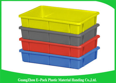 Baki Penyimpanan Plastik Besar Industri Ukuran Standar Toko Serba Ada Stackable Daur Ulang