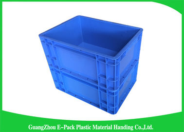 65 Liter Euro Stacking Containers Stackable Penghematan Ruang Penyimpanan Sisi Lurus