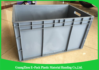 65 Liter Euro Stacking Containers Stackable Penghematan Ruang Penyimpanan Sisi Lurus