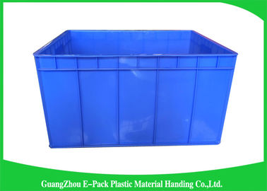 Wadah Plastik Stackable Kapasitas Besar, Penyimpanan Perputaran Transportasi Non-Slip