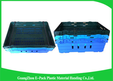 Mesh Transport Green Plastic Food Crates Storage Medicine Dapat Didaur Ulang