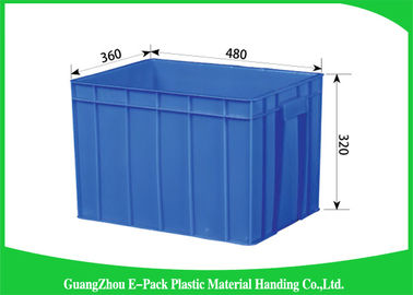 50L Plastik Stackable Storage Bins Hemat Ruang, Daur Ulang Kotak Susun Plastik