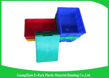 Tempat Penyimpanan Logistik Stackable Non-Slip, Kotak Penyimpanan Susun Industri