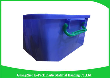 Logistik Virgin PP Stackable Plastic Containers, Tempat Penyimpanan Industri Standar
