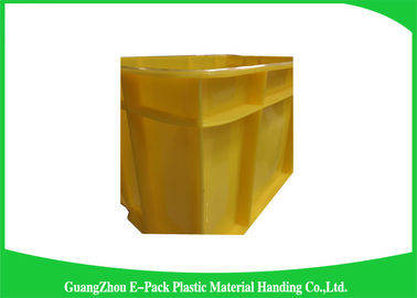 Wadah Penyimpanan Plastik Stackable Pertanian, Kotak Susun Euro Tahan Lama 610 * 420 * 150mm