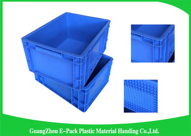 Transportasi Pergudangan Wadah Plastik Stackable Kapasitas Besar Biru