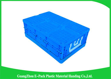 Kotak Pallet Plastik Stackable Bahan PP, Transportasi Peti Plastik Lipat Bergerak