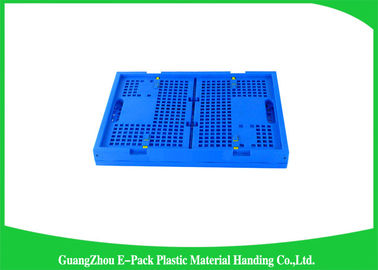 Food Grade Folding Plastic Crates Perlindungan Lingkungan 600 * 400 * 320mm