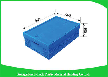 Kotak Pallet Plastik Stackable Bahan PP, Transportasi Peti Plastik Lipat Bergerak