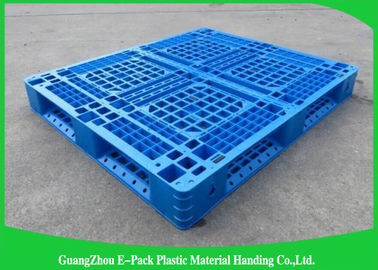 Palet Plastik Stackable Single Mesh Deck Dapat Didaur Ulang 1200 * 1000mm