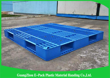 Palet Plastik Stackable Single Mesh Deck Dapat Didaur Ulang 1200 * 1000mm
