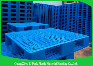 Rak Tugas Berat 1 Ton Baja Diperkuat Palet Plastik biru 1200 * 1000mm
