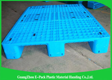 Rak Tugas Berat 1 Ton Baja Diperkuat Palet Plastik biru 1200 * 1000mm