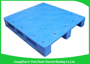 Logistik Gudang Palet Plastik Tugas Berat Sisi Ganda 1200 * 1000 * 170mm