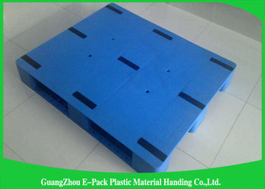 Logistik Gudang Palet Plastik Tugas Berat Sisi Ganda 1200 * 1000 * 170mm