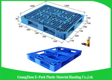 1200 * 1000mm Palet Plastik Ringan, Palet Plastik Solid Deck Stackable
