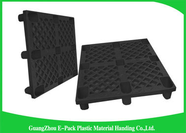 Palet Plastik Nestable HDPE Industri Anti-Slip Dengan Dek Padat yang Tahan Lama