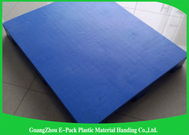 Palet Plastik Nestable Ringan Satu Wajah Sembilan Kaki 100% Bahan Daur Ulang