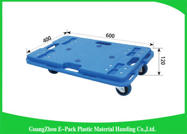 Dolly Furnitur Roda 4 Stackable, Dolly Pindah Tugas Berat Untuk Transportasi Platform Cart