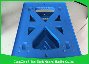 750 * 570 * 175mm Pallet Pallet Pindah Plastik Tugas Berat Empat Roda 100% PP