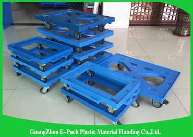 Peralatan Pindah Berkapasitas Besar Dolly, Furniture 4 Wheel Moving Dolly Virgin PP Material