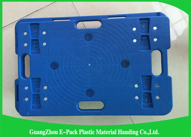 Transportasi Kenyamanan Dolly Stackable Plastic yang Dapat Didaur Ulang Untuk Logistik