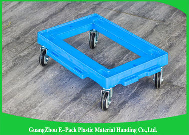 Disesuaikan Pallet Plastik Pindah Dolly100 - 150KG Kapasitas 612 * 412 * 145mm