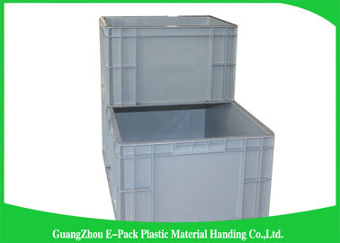 65 Liter Industri Euro Stacking Containers Penghematan Ruang Transportasi Lipat Tugas Berat