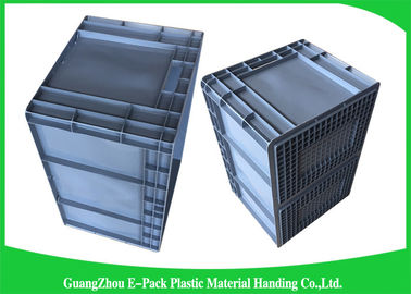 Mini Load Euro Containers Dengan Tutup, Kotak Susun Plastik Standar Bahan PP