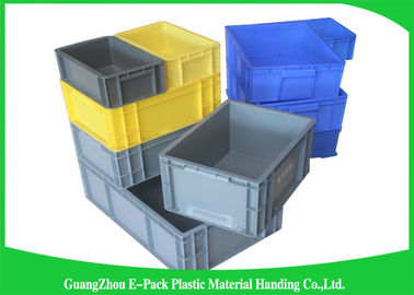 Mini Load Euro Containers Dengan Tutup, Kotak Susun Plastik Standar Bahan PP