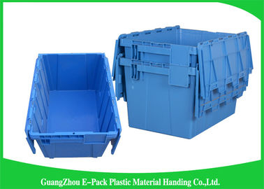 100% Baru Pp Plastic Attached Lid Containers Moving Storage Ringan