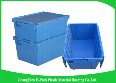 100% Baru Pp Plastic Attached Lid Containers Moving Storage Ringan