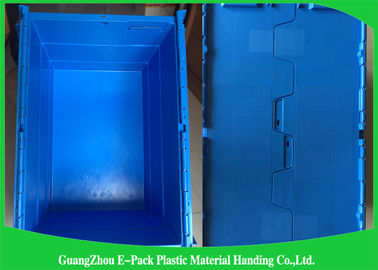 600 * 400 * 315mm Wadah Tutup Terlampir Plastik Bahan PP Stackable Dan Nestable