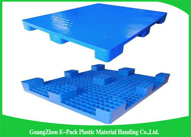 Economica Cargo Nestable Plastic Pallet 9 Kaki Ekspor Biru 1200 * 1000mm