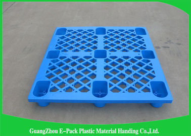 Economica Cargo Nestable Plastic Pallet 9 Kaki Ekspor Biru 1200 * 1000mm