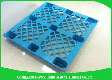 Palet Plastik Nestable Tugas Ringan Bawah Tunggal Kecil 1100 * 800 * 135mm