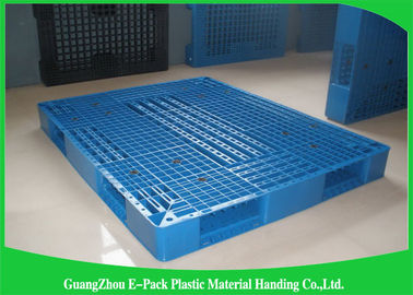 Rak Tugas Berat 1 Ton Baja Diperkuat Palet Plastik biru 1200 * 1000mm
