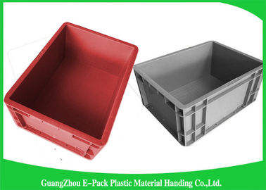 Wadah Susun Euro Plastik Gudang Standar Besar 800 * 600 * 340mm