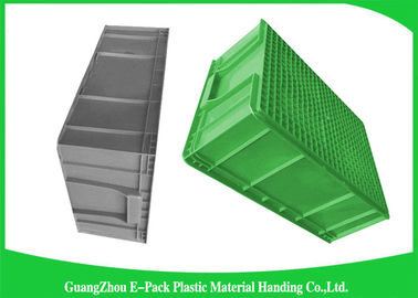 Wadah Susun Euro Plastik Gudang Standar Besar 800 * 600 * 340mm