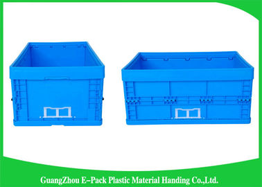 Paket Stackable Dilipat Wadah Plastik Perputaran Peti Lipat