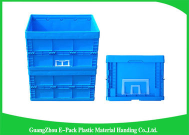 Paket Stackable Dilipat Wadah Plastik Perputaran Peti Lipat