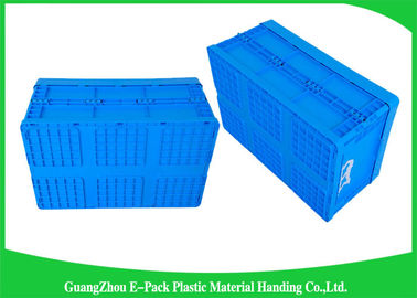Paket Stackable Dilipat Wadah Plastik Perputaran Peti Lipat