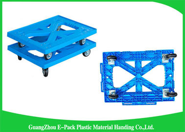 150kg Durable Heavy Duty Plastic Moving Dolly, Logistik Troli Roda Empat