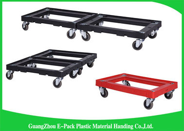 Platform Truck Plastic Moving Dolly Dengan Seri PD Konstruksi ABS Yang Kuat