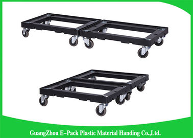 Platform Truck Plastic Moving Dolly Dengan Seri PD Konstruksi ABS Yang Kuat