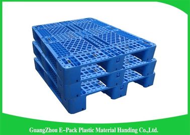 Palet Plastik Bertulang Baja Berwajah Tunggal 1300 * 1100 * 160mm