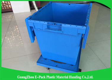 Wadah Tutup Terlampir Plastik Stackable, Penghematan Ruang Logistik, Transportasi Mudah