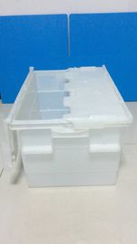 Ukuran Standar PP Plastic Attached Lid Containers Kapasitas Pemuatan Lebih Tinggi