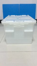 Ukuran Standar PP Plastic Attached Lid Containers Kapasitas Pemuatan Lebih Tinggi