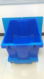 Kotak Turover Penyimpanan Plastik Besar Disesuaikan 800 * 600mm Multi-Tujuan